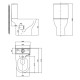VAS WC CU REZERVOR MT621BTW 605*380*815mm P-TRAP