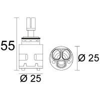 CARTUS COMPLET D.40 FARA DISTRIBUITOR