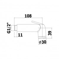 DIFUZOR PT FURTUN DUS MINORCA, d.30mm, 1/2''