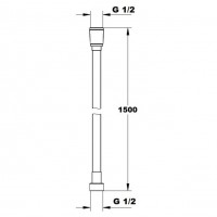 FUR.DUS PVC 1/2-1,5m CONIC