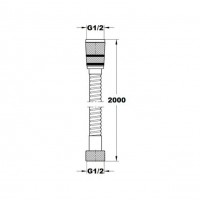FURTUN DUS FLEXIBIL 1/2-2m CONIC,METAL
