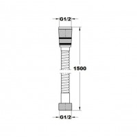 FURTUN DUS PVC 1/2*1/2 1500mm CONIC