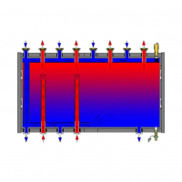 PUFFER-BUTELIE EGALIZARE SI DISTRIBUITOR UNI-TANK OTU-100-4-D-I 100LT