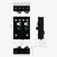 BUTELIE EGALIZARE SI DISTRIBUITOR CU IZOLARE OZB-S-50-2