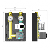 GRUP POMPARE OEM-WP-25-06-05-130 + SERVOMOT.OST-05+POMPA Y.P. 25-6/130