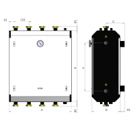 PUFFER-BUTELIE EGALIZARE SI DISTRIBUITOR UNI-TANK OTU-60-4-K-I 60LT