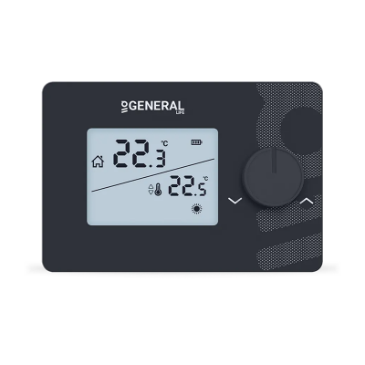 TERMOSTAT WIRELESS GENERAL THERMA SET WI-FI PROGRAMABIL NEGRU