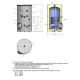 BOILER EMAILAT GALANTA GREEN LINE 500 LT, 1 SERPENTINA