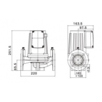 POMPA CIRCULATIE GRS40/12F-380V, 50HZ, 3 FAZE