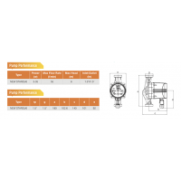 POMPA CIRCULATIE NEW STAR 25/6 (130MM)