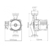 POMPA CIRCULATIE TRS25/6 (130MM)