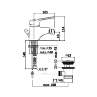 MISC.BIDE PINGUINO CR.VENT.1"1/4 AUTOMAT