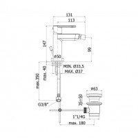 MISC.BIDEU KAYO CR.VENT.1"1/4 AUTOMAT