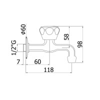 MISC.LAV. DANUBIO CROMAT, 1/2''
