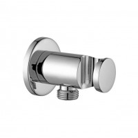 SUPORT FIX ROTUND METAL CROM.PT.DUS CU CONECT.LA APA 1/2