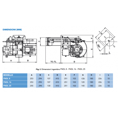 ARZATOR FNDL 16 TC 79.8-182 kW ULEI /7-16kg/h