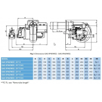 ARZATOR GAZ  XP 60/M CE TL EVO 107/232-630KW