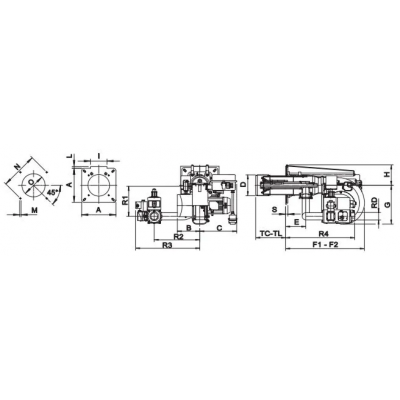 ARZATOR GAZ P150/M CETL 814-1744KW METAN