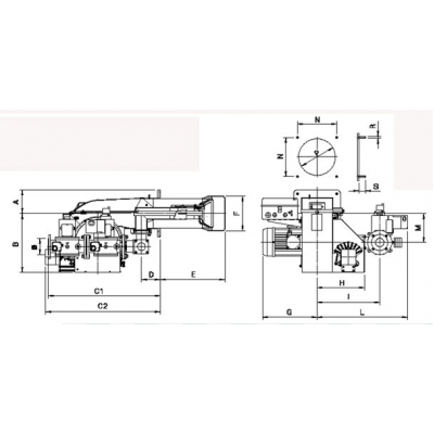 ARZATOR GAZ P190/2 CE TL,1046-2209KW METAN