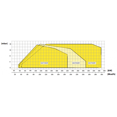 ARZATOR GAZ P250/M CE TL.MEC, 1163-2907kWMETAN