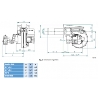 ARZATOR GAZ P80/M CE TL 407-850KW METAN