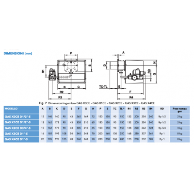 ARZATOR GAZ X2 CE TC 40.6-93 KW METAN CU RAMPA