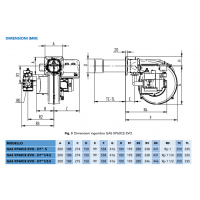 ARZATOR GAZ XP60 CE TL 232-630 KW METAN