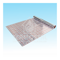 FOLIE ALUMINIU GRADATA PENTRU PODEA 0.105mm x 50m(105mkm)