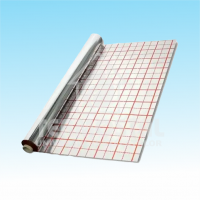FOLIE ALUMINIU GRADATA PENTRU PODEA 0.13mm x 50m