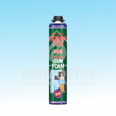 SPUMA ADEZIVA POLIURITAN/POLISTIREN P/U PISTOL 750ML/50 (S 915) SPUMA ADEZIVA POLIURITAN/POLISTIREN P/U PISTOL 750ML/50 (S 915)