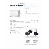 PRELUNGIRE PT PLENUM 500 MM FLX-PVC-SRGL-125-0050