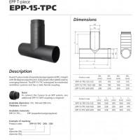 TEU VENTILATIE TPC EPP 15MM D.160x160x160 FMF