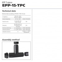 TEU VENTILATIE TPC EPP 15MM D.200x200x200 FMF