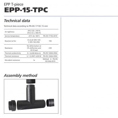 TEU VENTILATIE TPC EPP 15MM D.200x200x200 FMF TEU VENTILATIE TPC EPP 15MM D.200x200x200 FMF