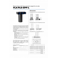 PLENUM* BOX FLX-PLO-EPP-L30-75-3-125-F LUNG H.30CM