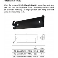 SUPORT INST PE TAVAN HRQ-SlimAIR-HANG-250