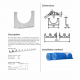 SET 10 SUPORTI FLX-FIX-75-10-1,0 SET 10 SUPORTI FLX-FIX-75-10-1,0