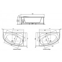 CADA ACRIL ASIMETRICA ARTEMIDE 150*100 DX