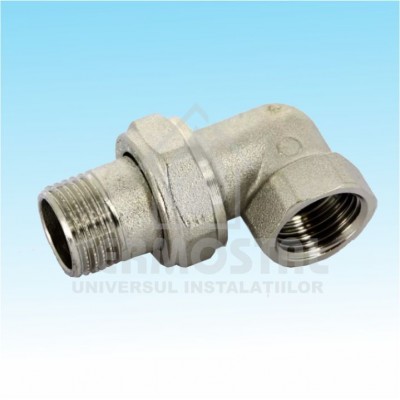 COT ALAMA HOLENDER CU GARNITURA O-RING 3/4" MF NICHELAT COT ALAMA HOLENDER CU GARNITURA O-RING 3/4" MF NICHELAT