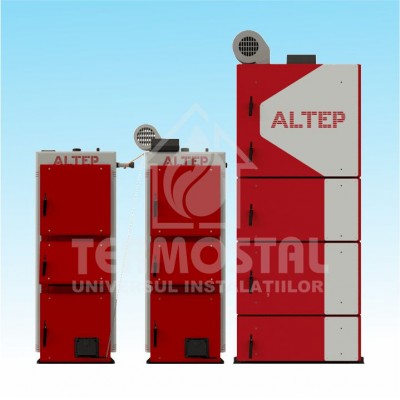 CAZAN COMBUSTIBIL SOLID "ALTEP" DUO UNI PLUS 15kW (vent/panou)