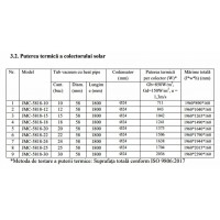 COLECTOR SOLAR PRESURIZAT 30 TUB CU SUPORT ACOP.INCLINAT