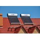 COLECTOR SOLAR 18 TUB PRESURIZAT CU REZERVOR 180LT CU SUPORT ACOPERIS