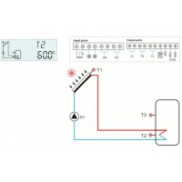 CONTROLER PENTRU BATERIA SOLARA SR208C