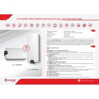 BOILER ELECTRIC GALANTA PLAT SLIM P/U PERETE 2.1kW+1.2kW DU100W