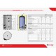 BOILER ELECTRIC ELDOM PAVIMENTAL 150 LT,F/A SERPENTINA, 3 kw