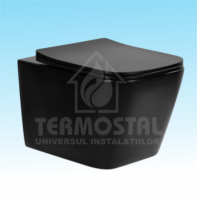 VAS WC P/T REZERVOR INGROPAT TK525 510*345*340mm SUSPENDAT NEGRU MAT VAS WC P/T REZERVOR INGROPAT TK525 510*345*340mm SUSPENDAT NEGRU MAT