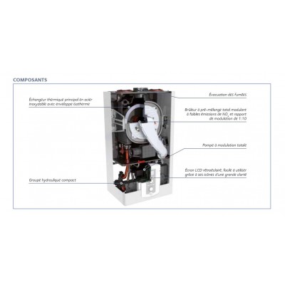 MICROCENTRALA CONDENS TALIA GREEN SYSTEM EU 25 KW TF INCALZ.