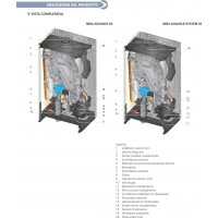 CENTRALA TERMICA CONDENS MIRA ADVANCE SYSTEM D2 35 KW TF INCALZ.