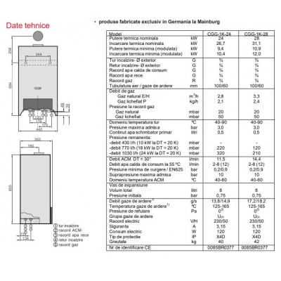 CENTRALA TERMICA WOLF CGG-1K-28KW TF