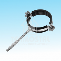 COLIER CU GARNITURA SURUB SI DIBLU PT TEAVA CUPRU D14-16MM